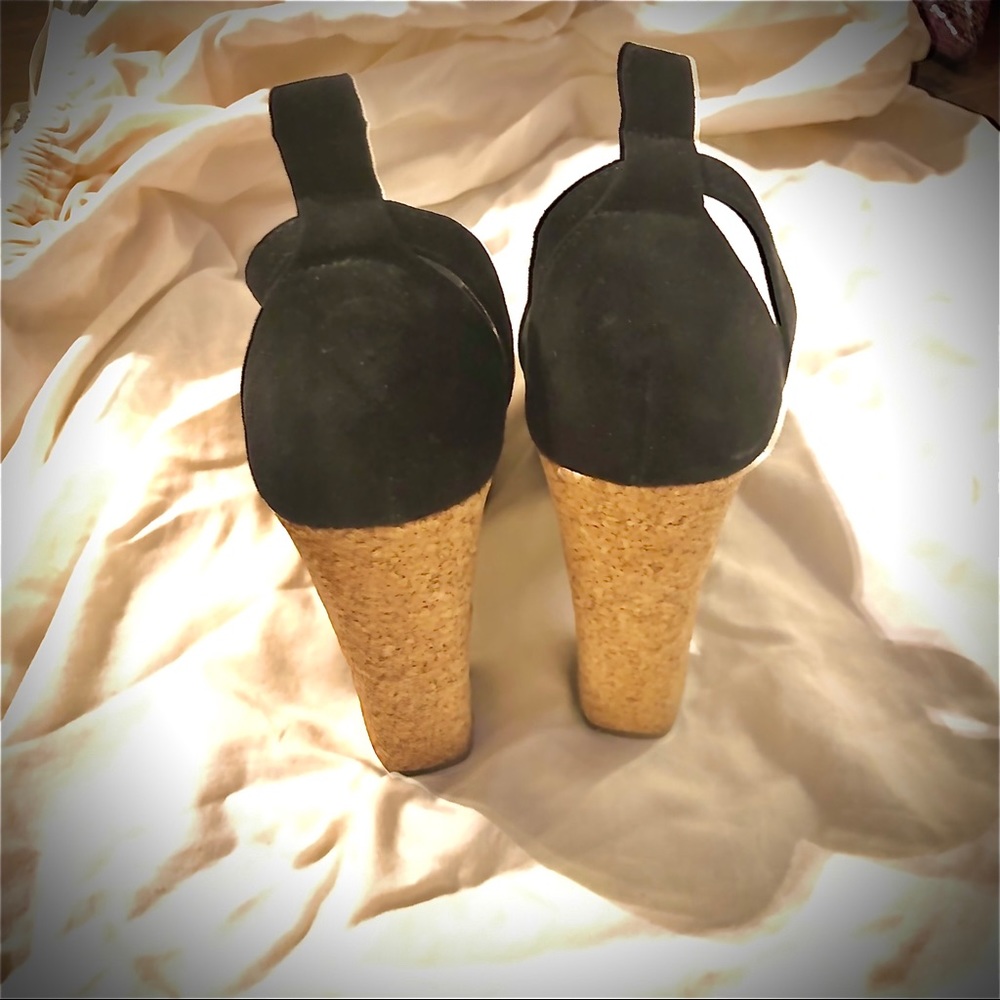 Cork platform and chunky heels - Picture 7 of 7